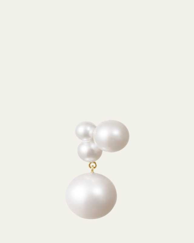 14K Yellow Gold Stella Freshwater Pearl Earring, Single (Right)